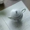 Tetera Qingji pintada a mano en azul y blanco con urraca y Dengzhi, juego de té kung fu, color de bajo vidriado literati, filtro de agujero de bola, tetera de mano para el hogar