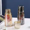 Tetera de vidrio para una persona taza de té juego de tetera jarra jarra de agua fría de gran capacidad taza para agua hervida enfriada para el hogar