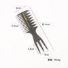 Barbeiro Pente de óleo Vintage novo óleo Pente para modelar cabeça garfo de dentes largos pente para trás pente masculino