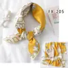 Moda Coreana 2020 Bufanda Pequeña Estampada de Seda Bufanda Cuadrada Pequeña Bufanda Decorativa Profesional para Mujer