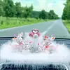 Nuevos Adornos para Coche Diosa Lindos Decoraciones para la Consola Central del Interior del Coche Viajes Seguros Ciervo Ambientador para Coche
