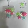 Dropshipping Transfronterizo Parches Luminosos de Estrella 2-3cm Decoración Fluorescente Tridimensional para Niños Imanes para Refrigerador Brillantes de Luna 4-8cm