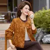 Nova jaqueta de primavera e blusa para mulheres de meia-idade, coleção 2026: roupa exterior elegante, de corte justo e versátil em tamanhos grandes