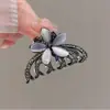 Acessórios de Cabelo de Alta Qualidade Outono 2025 Espiga de Trigo de 6cm Mini Presilha Garra Tendência Quente do Tiktok Luxo Leve Sensação de Alta Qualidade Presilha de Cabelo de Cristal Ins