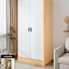 Guarda-roupa para uso doméstico em quarto, apartamento pequeno, guarda-roupa simples, armário de armazenamento, armário de madeira para quarto, guarda-roupa de pendurar econômico para casa de aluguel