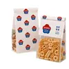 Bolsas de pan personalizadas, bolsas para empaquetar snacks y pasteles, bolsas para pan tostado con sellado de alambre de ocho lados, impresión en huecograbado con estampado dorado