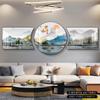 Pintura Colgante de Pared de Fondo de Sofá con Buen Significado, Pintura de Paisaje Moderna Simple de Lujo Accesible, Nueva Pintura Decorativa de Sala de Estar de Alta Gama y Atmosférica