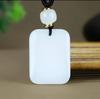 Pendente de jade dourado de Xinjiang para atacado corrente de contas de jade branco fabricantes seguros sem licença fornecimento de e-commerce ao vivo para atacado