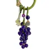 Colgante de Bolso de Cuentas con Forma de Uva Verde Colgante Fresco de Verano para Llaves Colgante para Bolso Colgante para Teléfono Móvil Accesorios