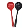 Sartén Antiadherente Integrada de Silicona para Vallas Colador de Silicona Filtro de Aceite para Olla Caliente Cuchara para Pescado y Fideos Suministros de Cocina para Cocinar Colador Grande