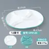 Plato Compartimentado Especial para Cafetería de Fábrica Escolar Comida Rápida, Plato de Cena de Melamina de Dos Colores con Cuatro Compartimentos y Seis Compartimentos, Imitación Porcelana, Plato Compartimentado Comercial