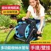 Manguera ligera a prueba de explosiones de alta presión multifuncional para lavado de autos, juego de camión de agua para riego de jardines con boquilla de pistola rociadora de presión ajustable de varios niveles