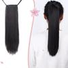 Nueva Peluca de Cola de Caballo Larga y Alta con Pinza Cantidad de Cabello para Mujer Peluca de Estudiante Invisible Cola de Caballo Peluca Natural Lacia Cola de Caballo