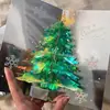 Cartão de felicitações de Natal cartão tridimensional árvore de Natal 3D cartão tridimensional cartão pequeno criativo de Natal negócio de atacado