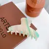 Pinza para el cabello Duowei Accessories de Aleación de Acetato Estilo Coreano, Pasador Extra Grande para la Parte Trasera de la Cabeza, Accesorio para el Cabello Simple y Elegante