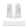 Calcetines de yoga finos de verano para mujer, calcetines antideslizantes profesionales de cinco dedos, calcetines de Pilates, calcetines de encaje con dedos separados para entrenamiento de ballet