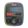 Transmisor FM para Coche P11 Reproductor MP3 Manos Libres Bluetooth para Coche P10 Carga Rápida PD P10 Base de Carga USB Dual 3