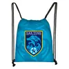 Bolsa com Cordão para Futebol da Copa do Mundo Transfronteiriça de 2026 com Estampa do Logo da Equipe, Mochila com Cordão de Poliéster, Bolsa de Armazenamento de Grande Capacidade