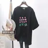Ropa de Lactancia Verano Salida Moda Camiseta de Longitud Media Top de Lactancia Apertura Lateral Temperamento Mamá Caliente Ropa de Lactancia