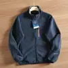 Nova jaqueta de fleece masculina leve e quente com gola alta para outono e inverno 13040