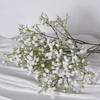 Decoração de Casamento Gipsofila Simulada Buquê de Mão Gipsofila de Três Galhos de Borracha Macia Flor Simulada de Plástico Atacado
