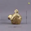 Latão Zodiaco Conjunto Completo Cobre Puro Rato Boi Tigre Zodiaco Dragão Cobra Cavalo Ovelha Macaco Galo Porco Cão Coelho Micro Chá Pet Artesanato