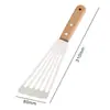 Amazon Beech Handle Ferramentas de churrasco ao ar livre Pá para churrasco Pá Teppanyaki Pá de cozinha Conjunto de pá de alimentos