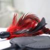 Suministros divertidos pluma látigo largo pareja entrenamiento látigo herramienta sp picas amor latido una generación de cabello
