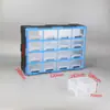 Caja de Almacenamiento para Artículos Varios de Escritorio Plástico Simple Tipo Cajón Compartimentada Caja de Herramientas para Piezas Clasificación y Organización Hogar Montado en Pared