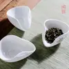 Cuchara para té de porcelana, Cuchara de té de porcelana blanca para el hogar, Separador de té, Accesorios para ceremonia del té, Venta al por mayor de logotipos, Embudo para té, Cuchara para té