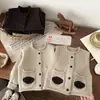 Suéter de tricô para bebês e crianças, cardigã novo estilo outono e inverno, suéter para meninas, agasalho da moda, novo estilo chinês