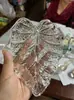 Lámpara Colgante de Hoja de Vidrio para Sala de Estar Accesorios de Lámpara de Cristal Piezas para Bricolaje Iluminación del Hogar Pantalla de Lámpara Vidrio Piezas Sueltas Accesorios Juego Completo