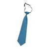 Corbata Uniforme Azul Oscuro Negro Rojo Vino para Mujer Estudiante DK Estilo Coreano Retro Estilo Hong Kong Color Sólido Tendón de Goma Gratis