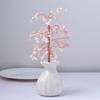 Árbol de la fortuna de cristal, árbol de la vida, escritorio de oficina, pasillo, vitrina de vinos, decoración, árbol de cristal de lujo, simple y ligero