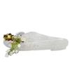 Zapatos de Gel para Playa, Zapatos Planos de Cristal Huecos Estilo Hada Princesa, Sandalias de Moda Slip-On de Suela Suave, Zapatos de Lluvia Florales