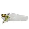 Zapatos de gelatina para la playa, zapatos planos de cristal huecos estilo hada princesa, sandalias de moda slip-on de suela suave, zapatos de lluvia florales