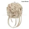 Comércio Exterior Europeu e Americano Perucas Transfronteiriças, Faixas de Cabelo, Acessórios de Cabelo Naturais Longos Bagunçados e Volumosos para Mulheres, Penteados de Coque, Toucas de Cabelo, em Estoque