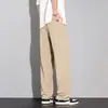 Pantalones Finos de Verano para Hombre 2026, Pantalones Rectos, Pantalones Largos Frescos y Holgados, Nuevos Pantalones Casuales de Algodón para Hombre