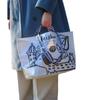 Bolsas Tejidas Coloridas Personalizadas con Logo Personalizado, Bolsas de Regalo para Eventos, Bolsas de Compras Tejidas con Película Impresa Colorida, Bolsos de Mano