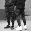 Leggings Hermit Primavera Ins Pantalones Super Populares Tendencia Nacional Pantalones con Bolsillos de Solapa Múltiple Casuales Sueltos de Marca a la Moda Pantalones Cargo para Hombre