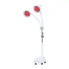 Nueva lámpara de horneado eléctrica infrarroja de doble cabezal uso en salón de belleza instrumento de belleza lámpara de horneado vertical fisioterapia en casa lámpara de belleza