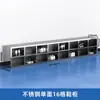 Gabinete de zapatos de acero inoxidable 201, vestidor, banco para cambiarse los zapatos, casillero, gabinete multi-puerta con cerradura, taller libre de polvo, gabinete de almacenamiento para empleados