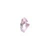 Accesorios para uñas con diamantes de imitación, de una celebridad de Internet, con base puntiaguda de color rosa, súper brillantes, con forma de corazón de melocotón torcido, cristales de diamante de múltiples cortes y joyas.