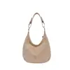 Bolso de moda al por mayor estilo coreano, bolso tipo empanada para mujer, nuevo modelo otoño 2026, bolso de hombro simple de color liso, bolso versátil para debajo del brazo