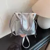 Bolsa Cruzada Pequeña Tipo Cubo de Diseño de Nicho Nuevo Primavera 2026 para Mujer, Bolso Cruzado Versátil de Moda de Gama Alta para el Trabajo