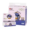 Sanrio Kuromi Colaboração Heart-To-Heart Guardanapos Portáteis Espessos de 4 Folhas Papel Higiênico 10 Pacotes/Bolsa