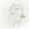 Mameluco de Algodón Puro para Bebé de Primavera y Otoño Mono de Jacquard para Recién Nacido Ropa para Gatear Capa Base Versátil para Todas las Estaciones