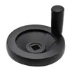 Roda de Mão de Raios Duplos em Liga de Alumínio Modelo Ham12/15/18-D60/80/100/140/160/200 Yiheda