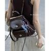 Mochila de Nicho Estilo Academia Transfronteriza para Mujer 2024 Nuevo Otoño Moda Retro Mochila Pequeña Bolso de Viaje Casual