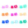 Amazon Aliexpress Comercio Electrónico Transfronterizo Joyería para Piercings Brazaletes de Oreja de Silicona Suave 12 mm Regular Acampanado Recto Silicona